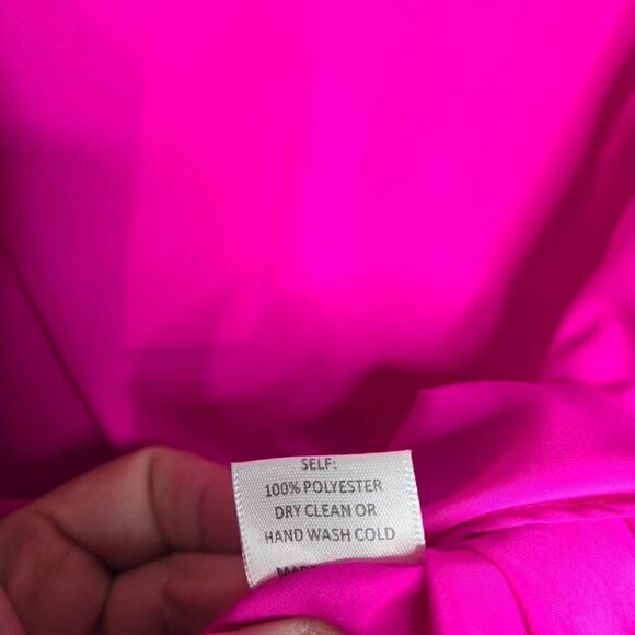 Amanda U. Dakota Pink Off Shoulder Hi/Low Blouse Size Small - Picture 8 of 8